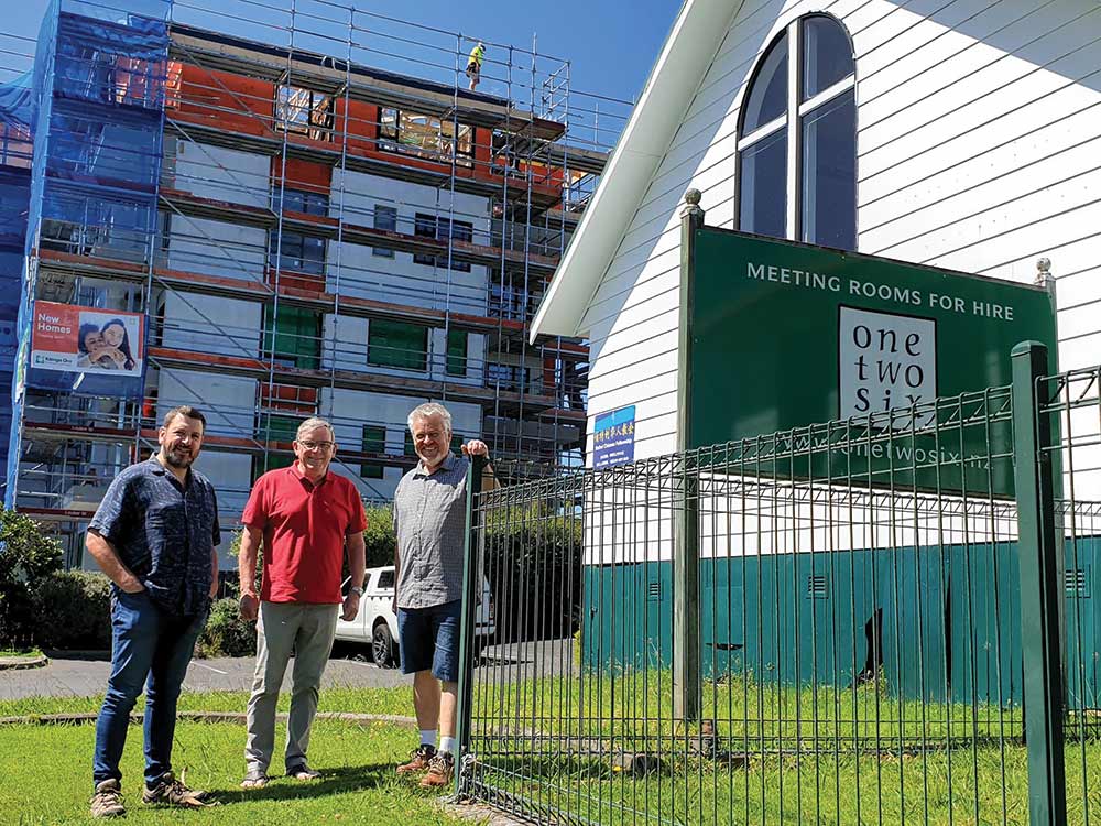 3 amigos enhanced outside the building church@onetwosix 2020-12